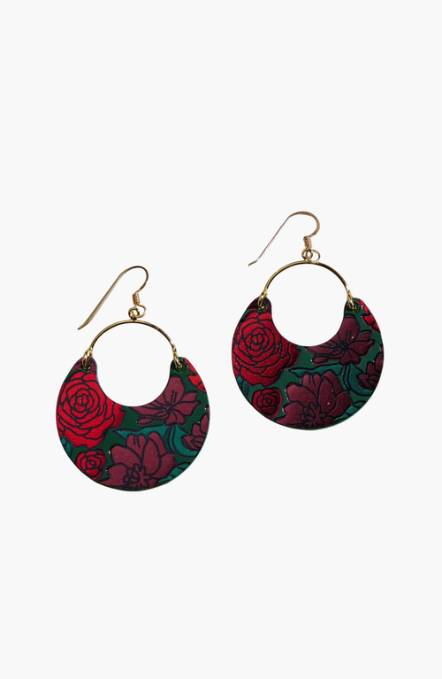 Nickel & Suede Ninas Earrings