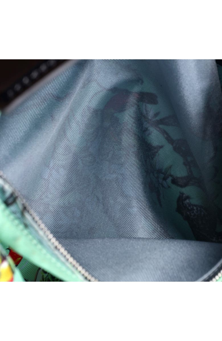 Pre-Owned Hermes Balusoie Bag Printed Silk and Leather, Alternate, color,