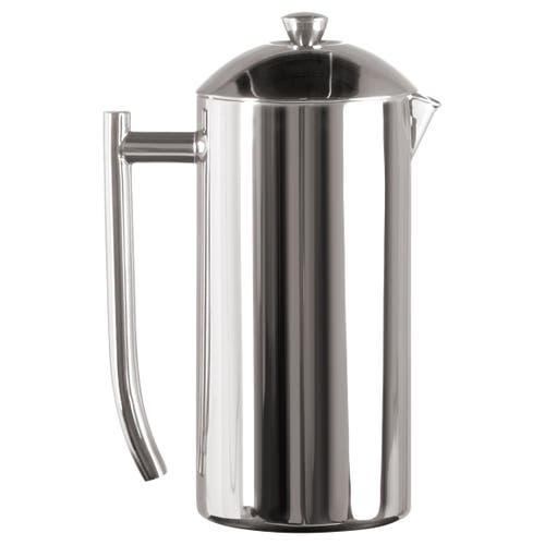 Frieling Polished 18/10 Stainless Steel French Press Coffee Maker In Silver