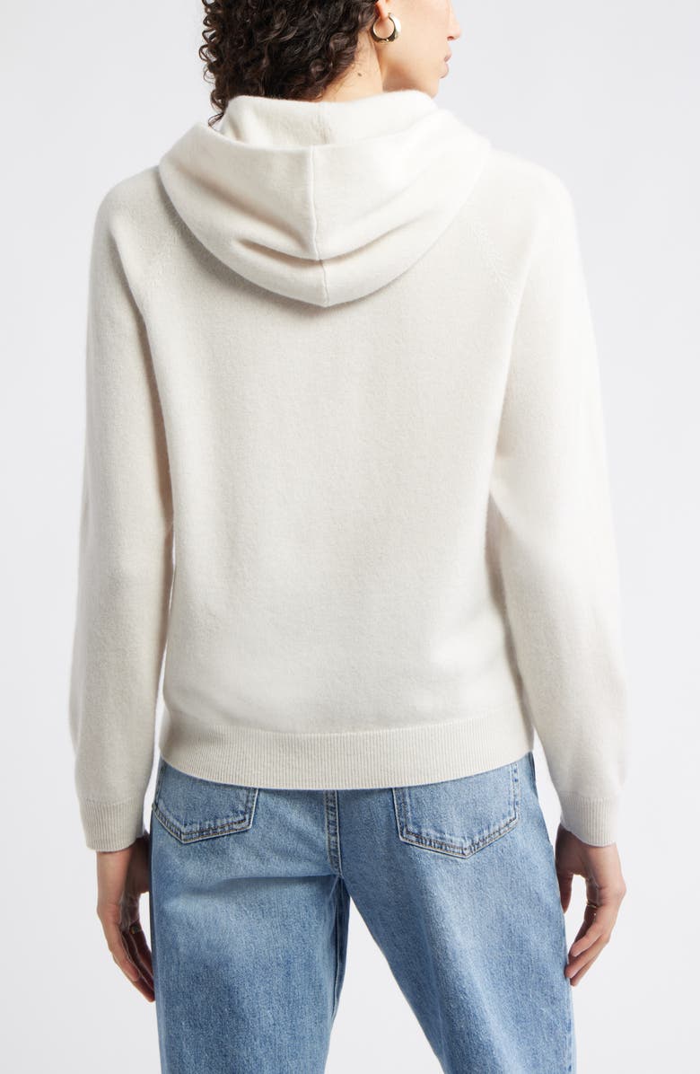 Nordstrom Cashmere Sweater Hoodie, Alternate, color, Ivory Sand