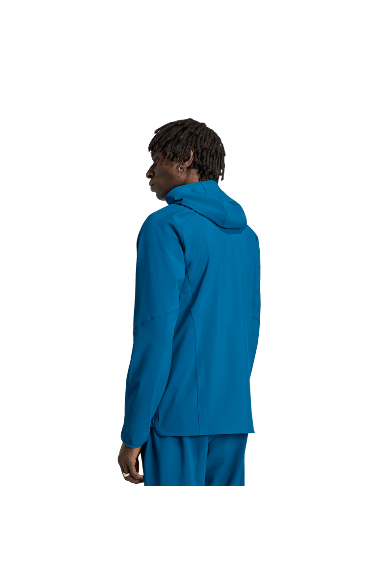 adidas Men's adidas  Blue New York City FC Tiro Travel Full-Zip Hooded Windbreaker, Alternate, color, Blue