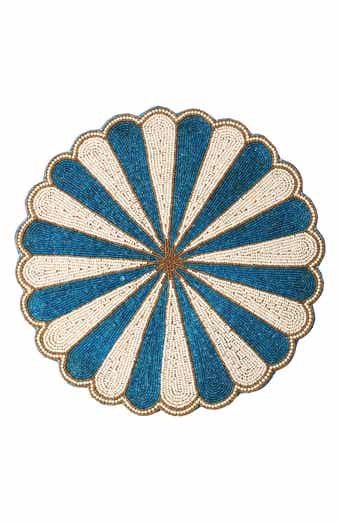 Scalloped Beaded Placemat