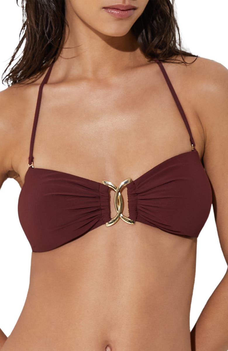 Reiss Johannah Bikini Top, Main, color, Rhubarb Red