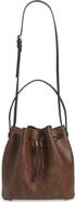 Etro Small Arnica Coated Canvas Bucket Bag