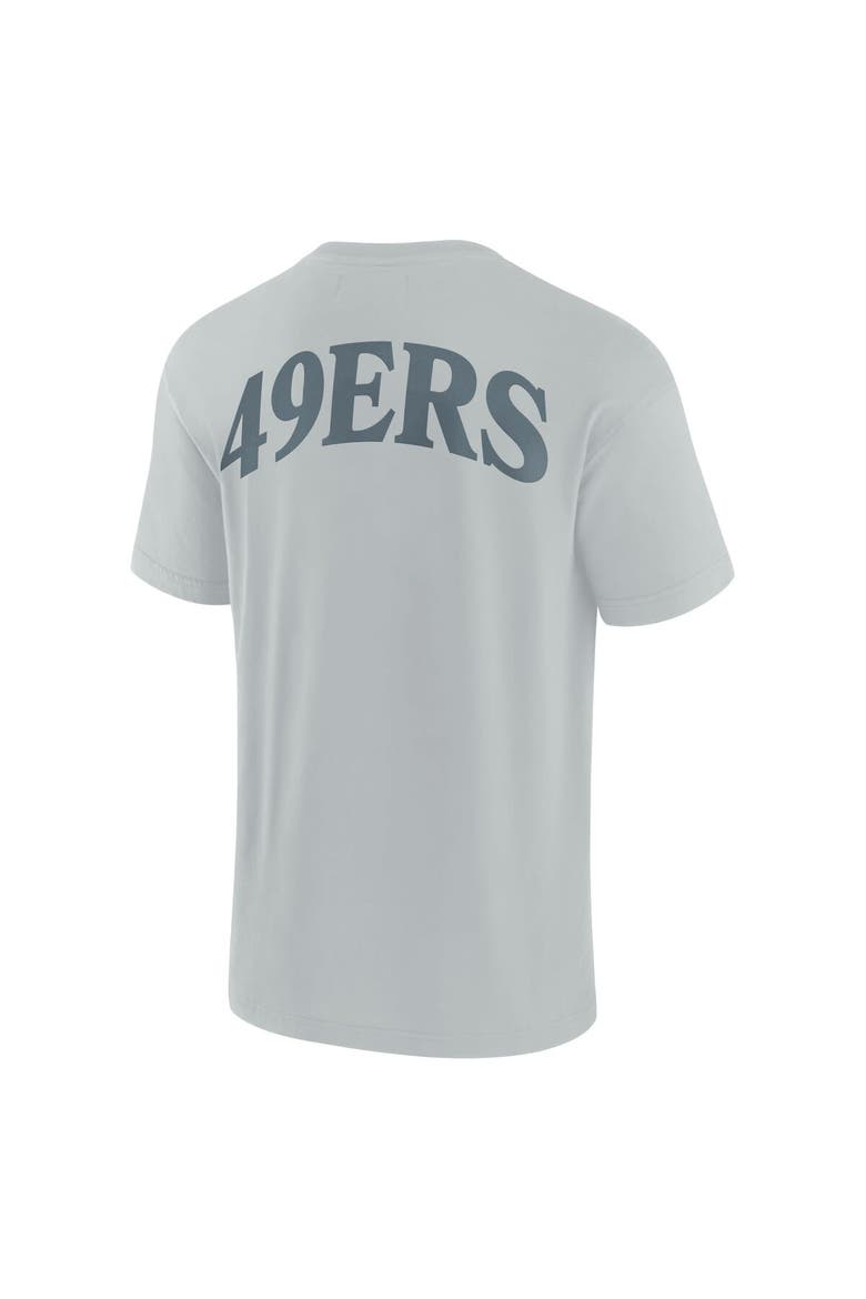 Unisex Fanatics  Gray San Francisco 49ers Elements Iconic T-Shirt, Alternate, color, Gray