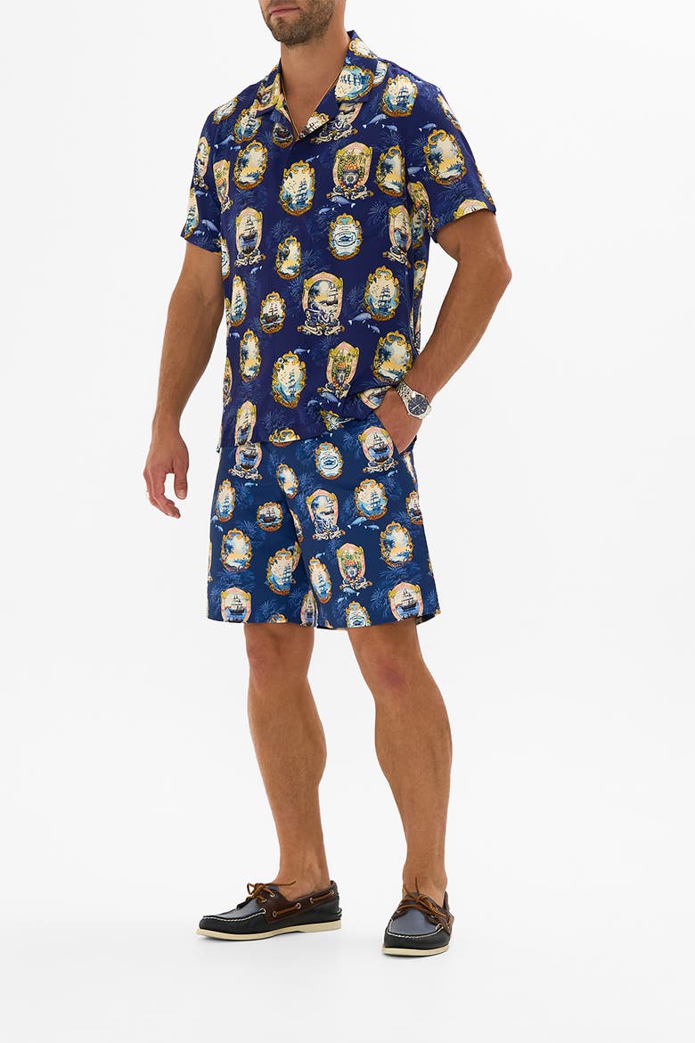 Mid Length Trail Short With Fixed Waist Song Of Saint Anthony, Alternate, color, Song Of Saint Anthony