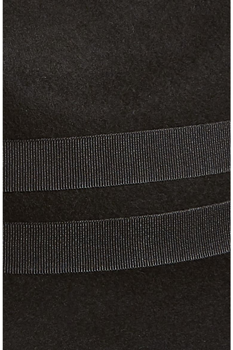 Floppy Wool Panama Hat, Alternate, color, BLACK