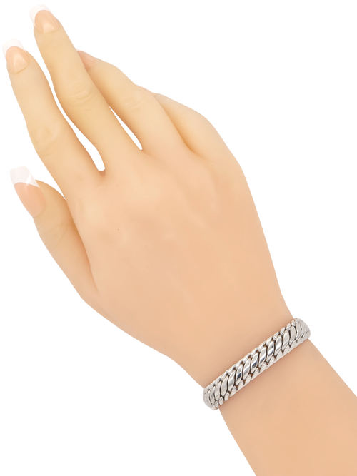 Devata Java 10mm Chain Bracelet In Blue