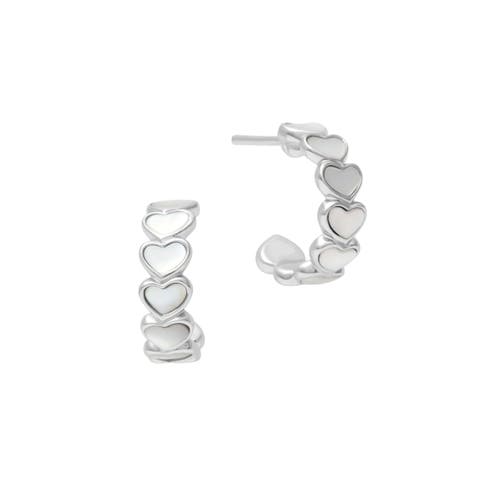 Sterling Heart Earring