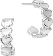 Jan Leslie Sterling Heart Earring