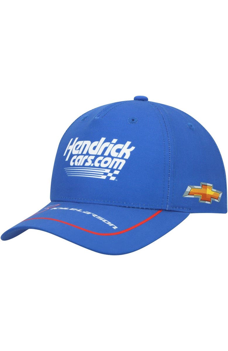 HENDRICK MOTORSPORTS TEAM COLLECTION Men's Hendrick Motorsports Team Collection Royal Kyle Larson Sponsor Uniform Adjustable Hat, Main, color, 