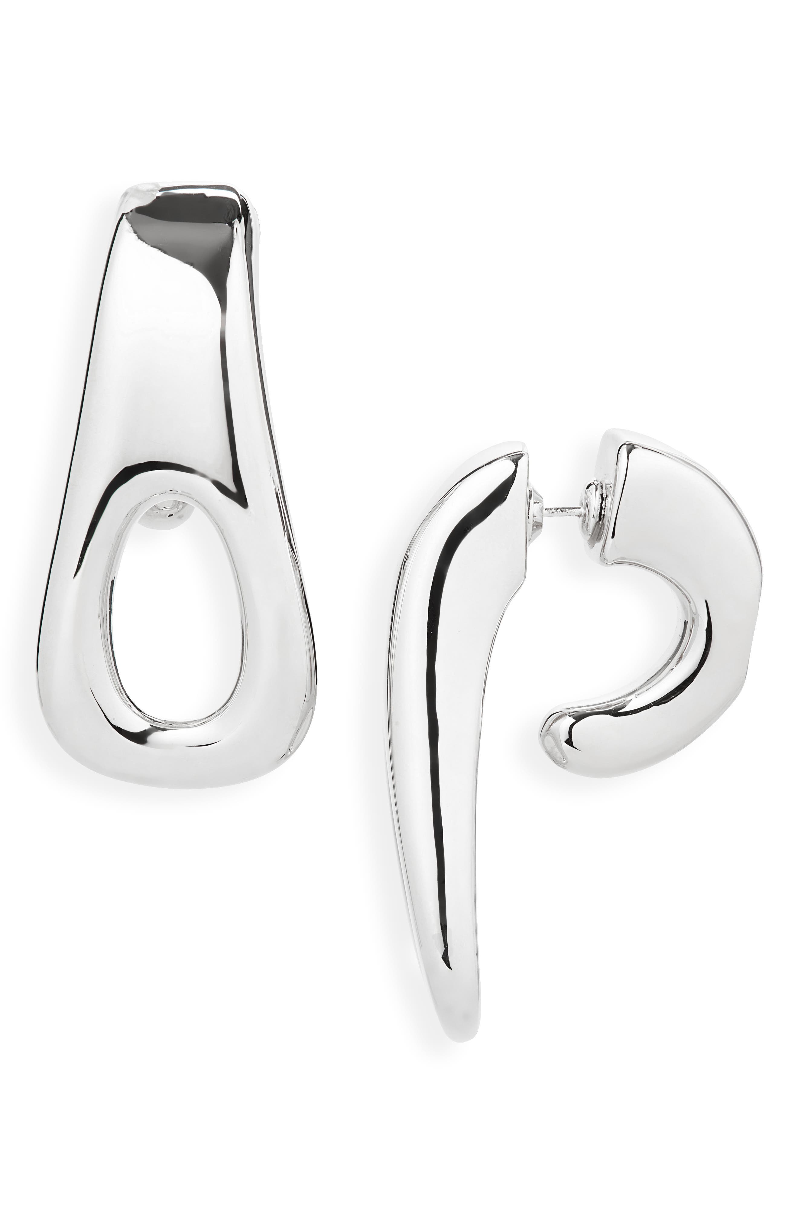 Zip Pull Single Earring