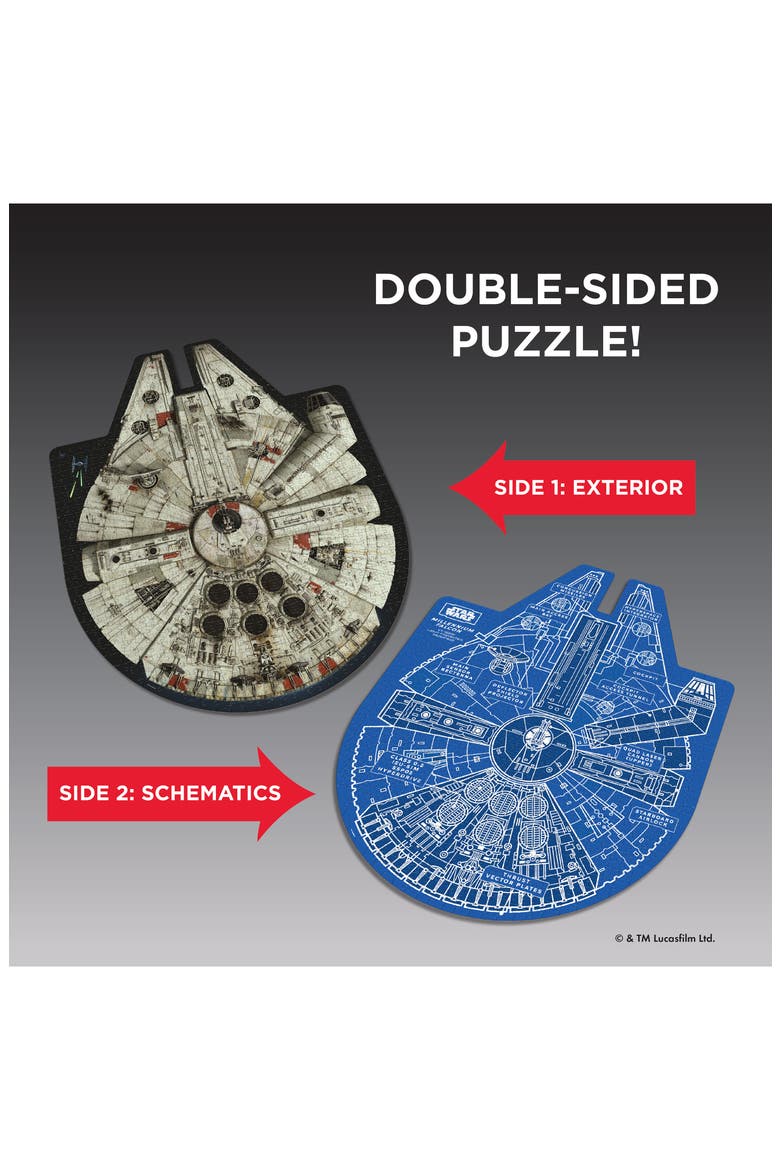 Star Wars Millennium Falcon Jigsaw Puzzle, Alternate, color, MULTI