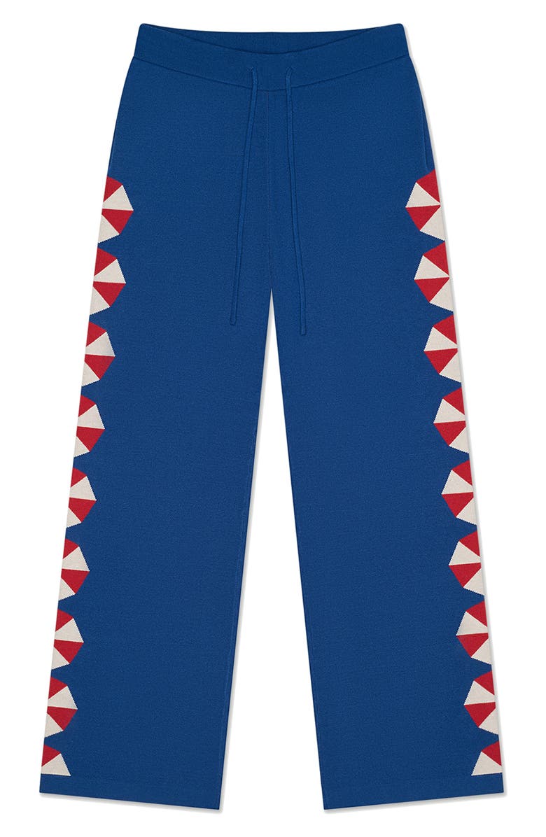 MAVRANS Umbrella Drawstring Sweater Pants, Main, color, Blue