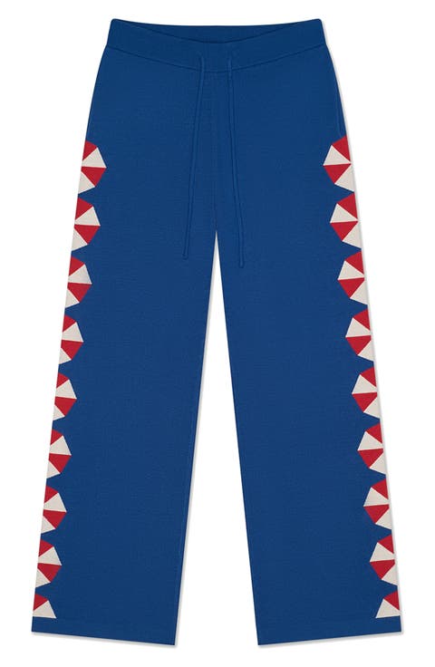 Umbrella Drawstring Sweater Pants