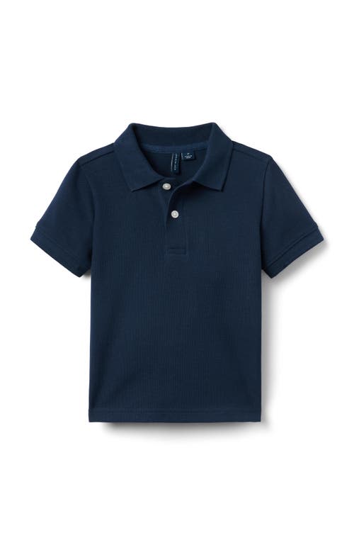 Janie And Jack Kids'  The Classic Pique Polo In Blue