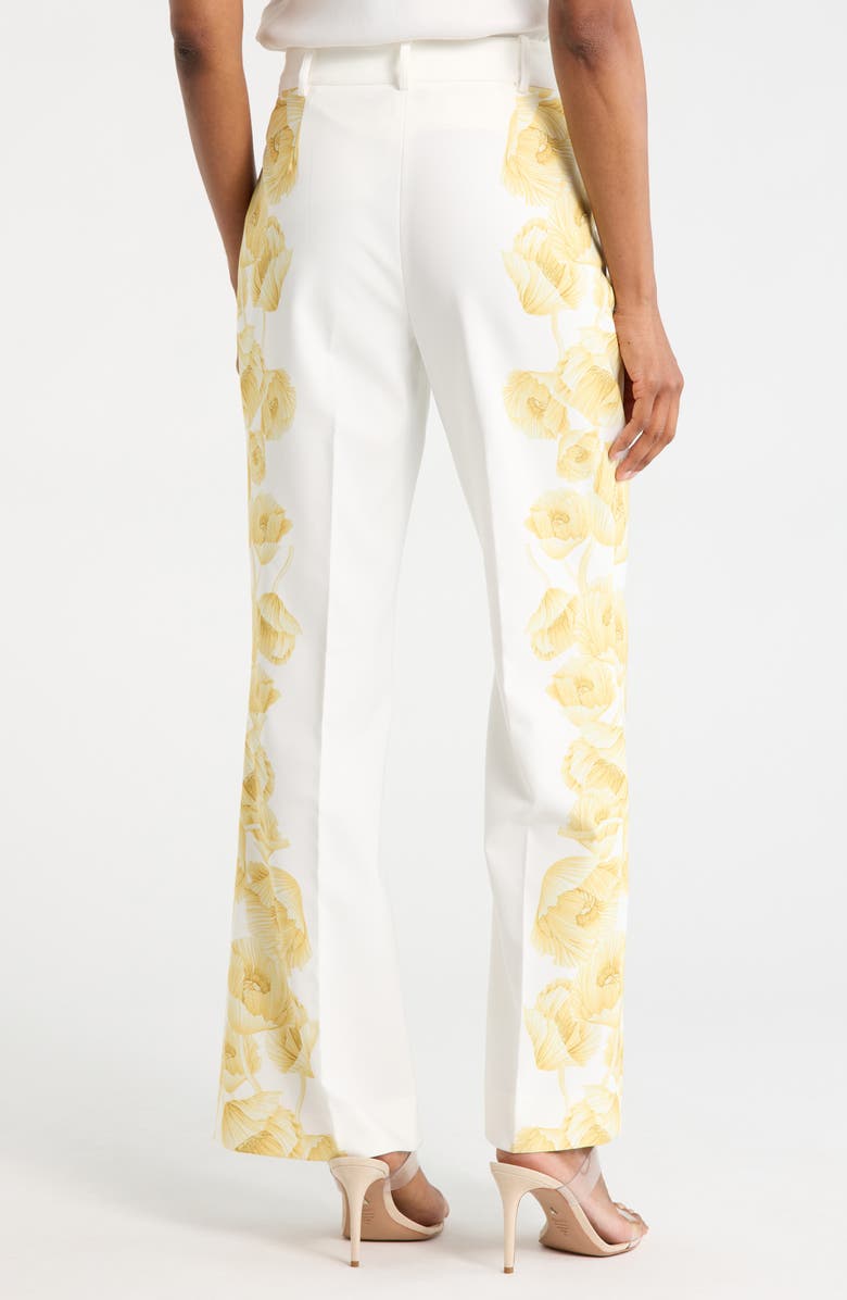 JASON WU Floral Print Pants, Alternate, color, Border Floral Print