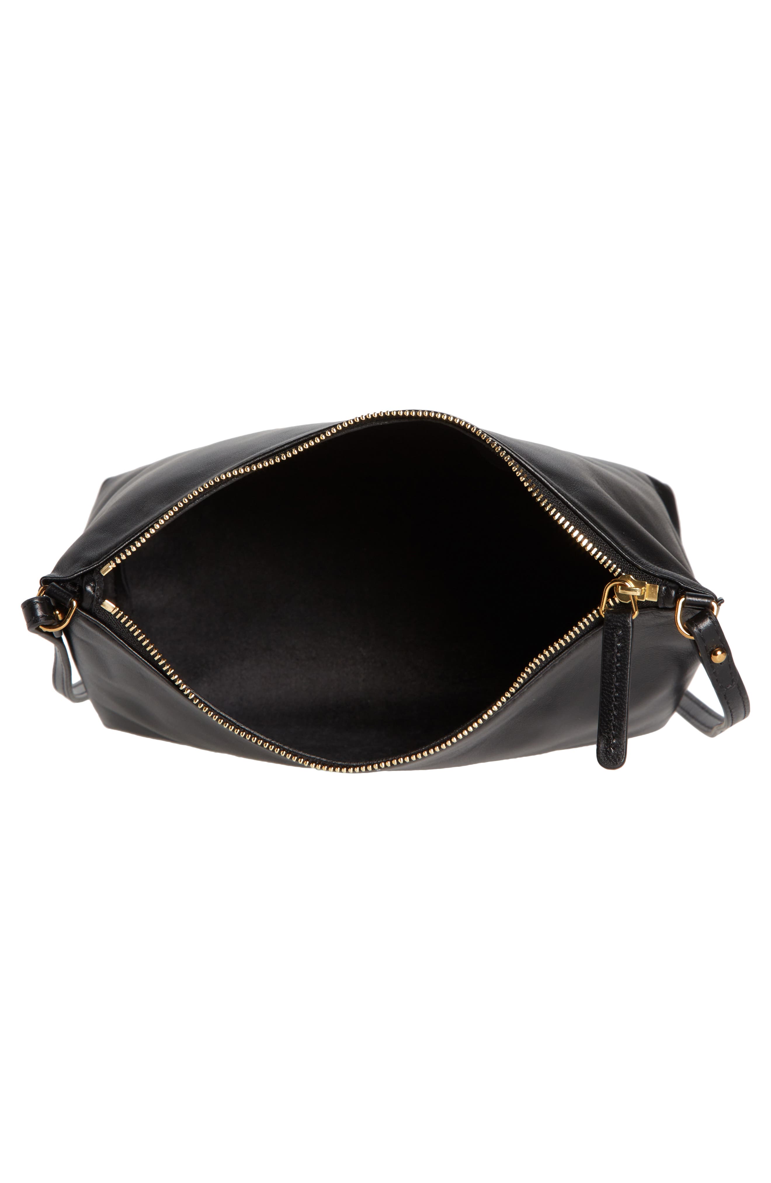 Mansur Gavriel Hera Leather Shoulder Bag, Alternate, color, 