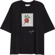 SONG FOR THE MUTE Rose Stamp Gym T-Shirt