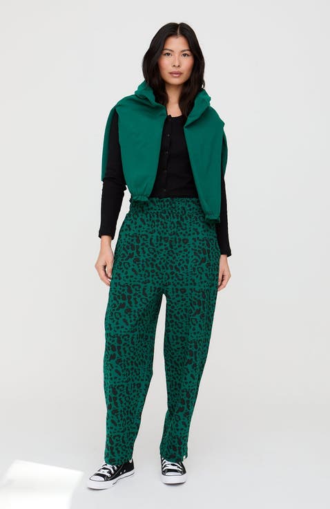 Organic Cotton Kate Barrel Leg Trousers