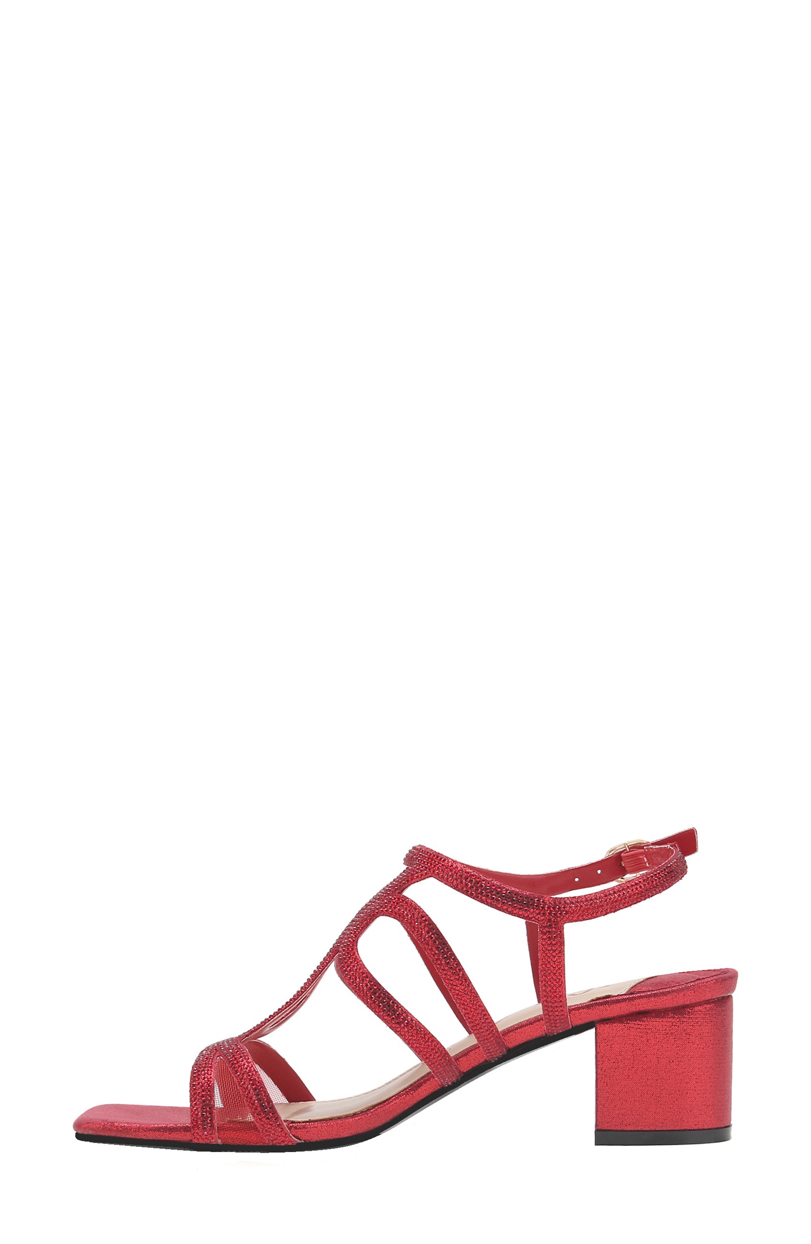 Devine Sandal, Alternate, color, RED