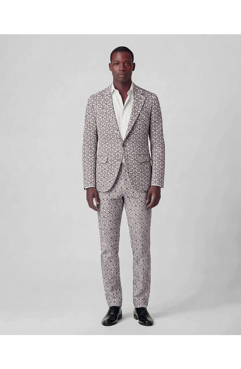 Lords of Harlech Tribal Mens Tailored Blazer, Main, color, Tribal Natural