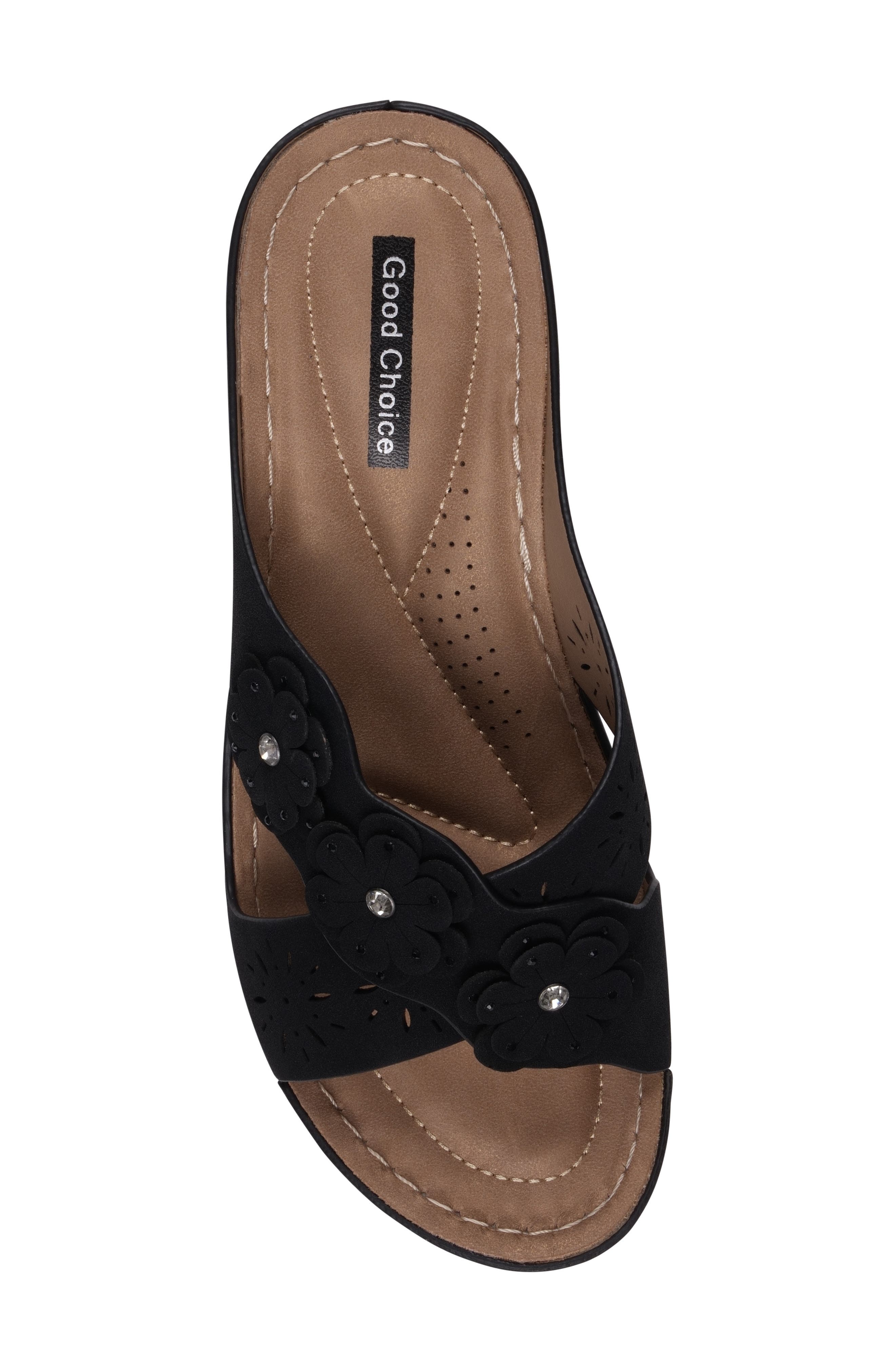 GOOD CHOICE NEW YORK Miller Platform Wedge Slide Sandal, Alternate, color, 