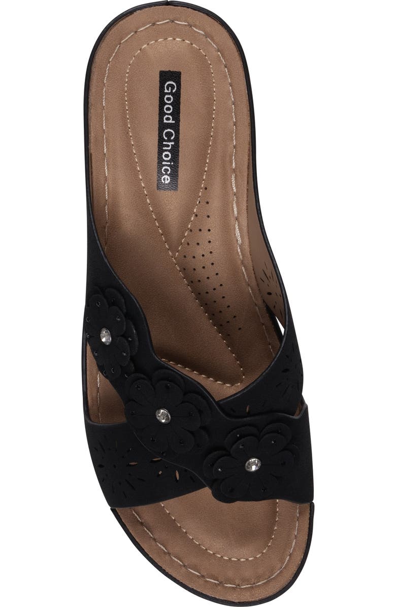 GOOD CHOICE NEW YORK Miller Platform Wedge Slide Sandal, Alternate, color,