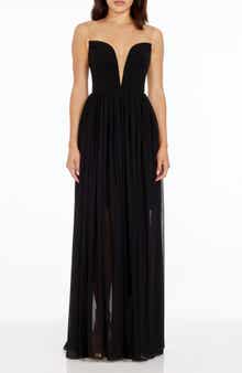 Eleanor Illusion Neck Gown