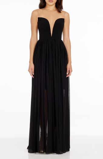 Eleanor Illusion Neck Gown