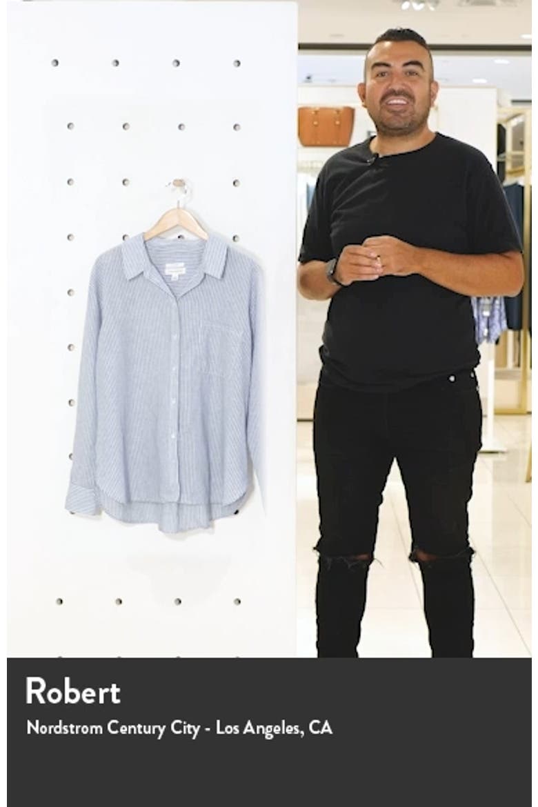Stripe Linen Blend Shirt video