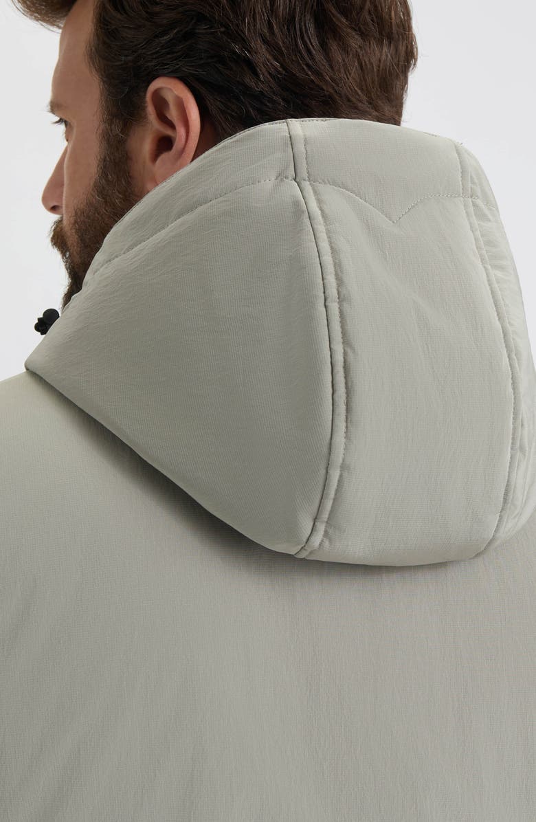 Hunter Horley Hooded Water Resistant Ripstop Jacket, Alternate, color, Dried Sage