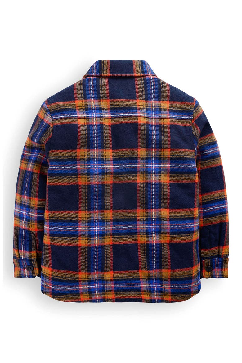 Kids' Check Shacket, Alternate, color, NAVY CHECK