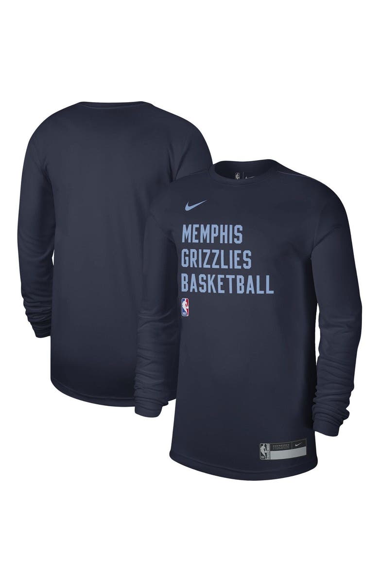 Nike Unisex Nike Navy Memphis Grizzlies 2023/24 Legend On-Court Practice Long Sleeve T-Shirt, Main, color, Navy