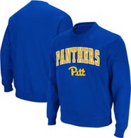 COLOSSEUM Men's Colosseum Royal Pitt Panthers Arch & Logo Sweatshirt