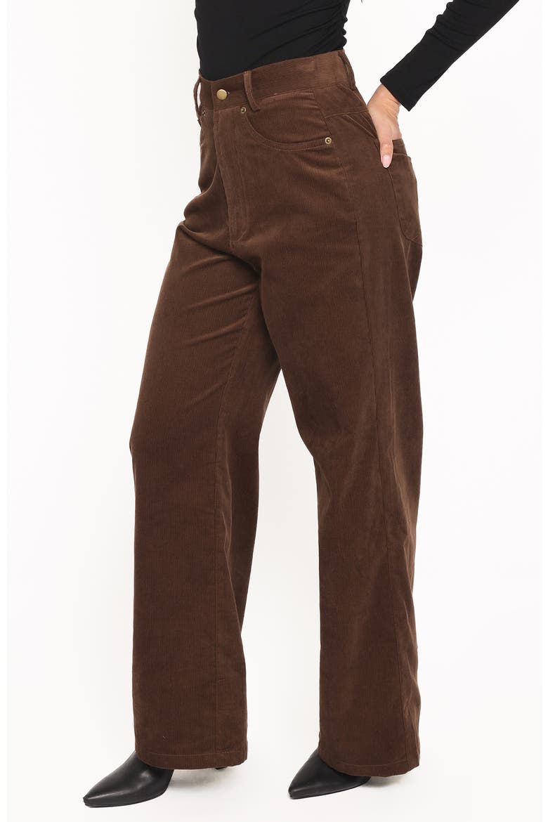 Jacob Corduroy Boyfriend Jeans, Alternate, color, BROWN