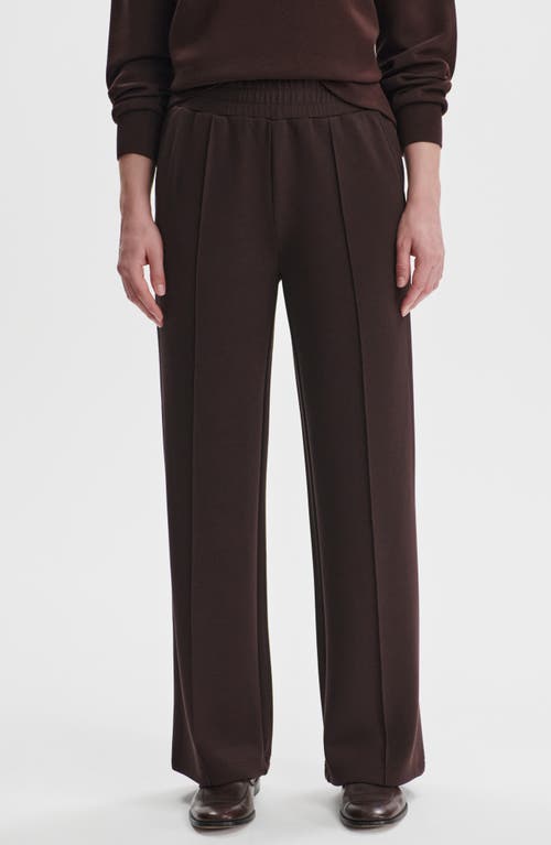 Varley The Wide Leg Pants In Burgundy