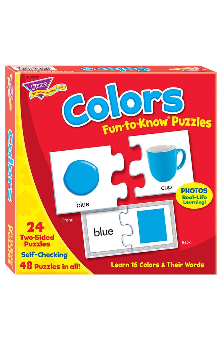TREND enterprises, Inc. Trend Enterprises Colors Funtoknow Puzzle, Main, color, Multicolored
