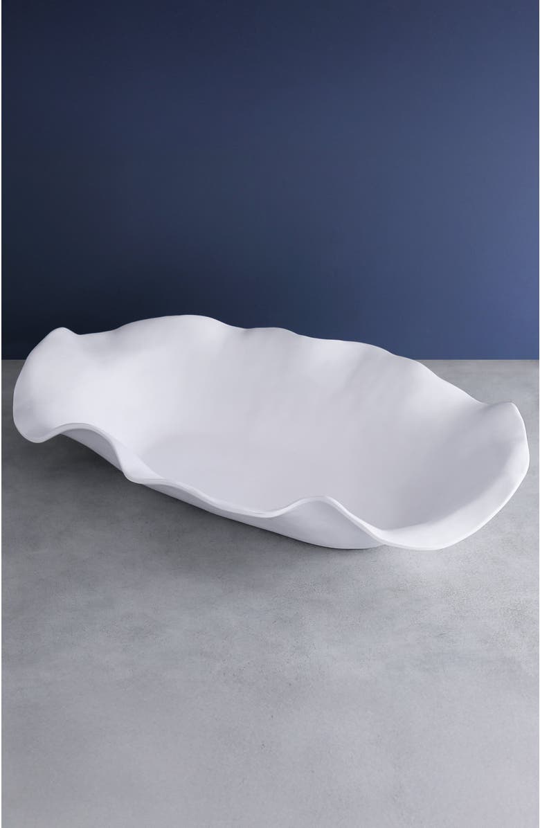 BEATRIZ BALL Collection VIDA Nube Extra Large Oval Centerpiece, Alternate, color, White