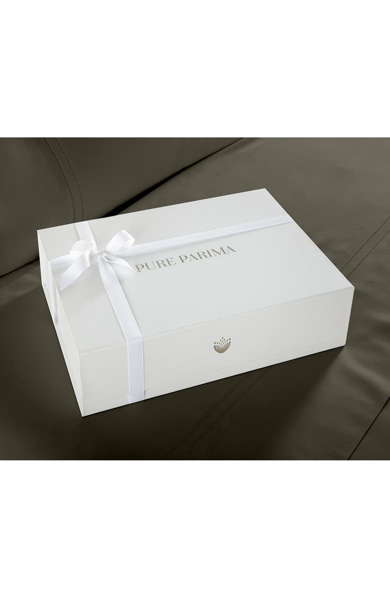 Pure Parima 500 Thread Count Egyptian Cotton Sateen Ultra Sateen 3-Piece Duvet Cover Set, Alternate, color, 