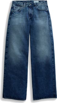 AG Adria Low Rise Wide Leg Jeans
