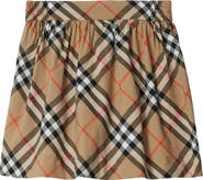 Burberry Check Cotton Skirt