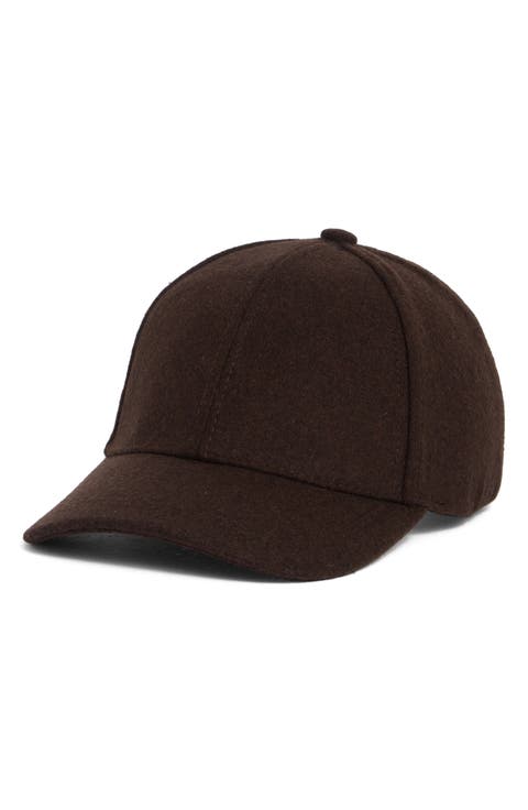 Textured Wool Baseball Cap
