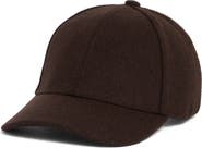 NORDSTROM RACK Textured Wool Baseball Cap