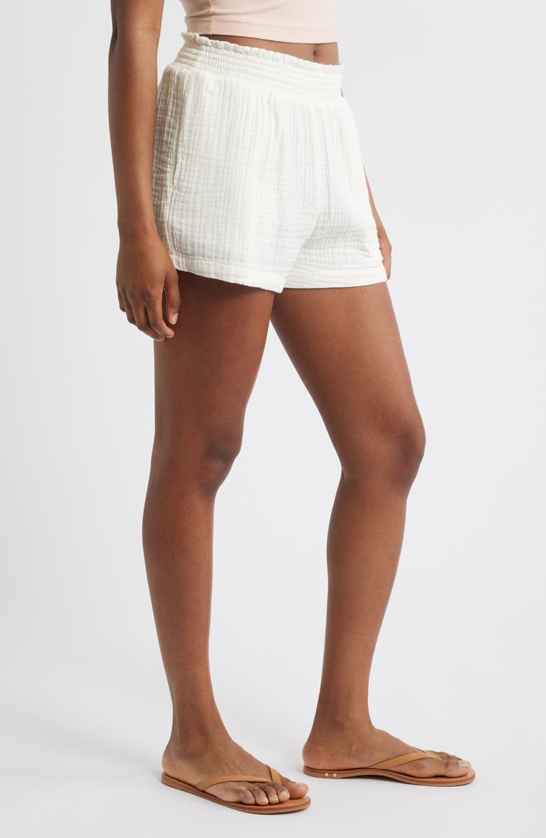 Billabong In the Waves Cotton Gauze Shorts, Alternate, color, 