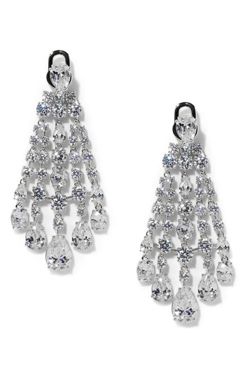 Hollywood Front/Back Chandelier Earrings