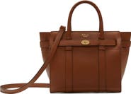 Mulberry Mini Zipped Bayswater Leather Satchel
