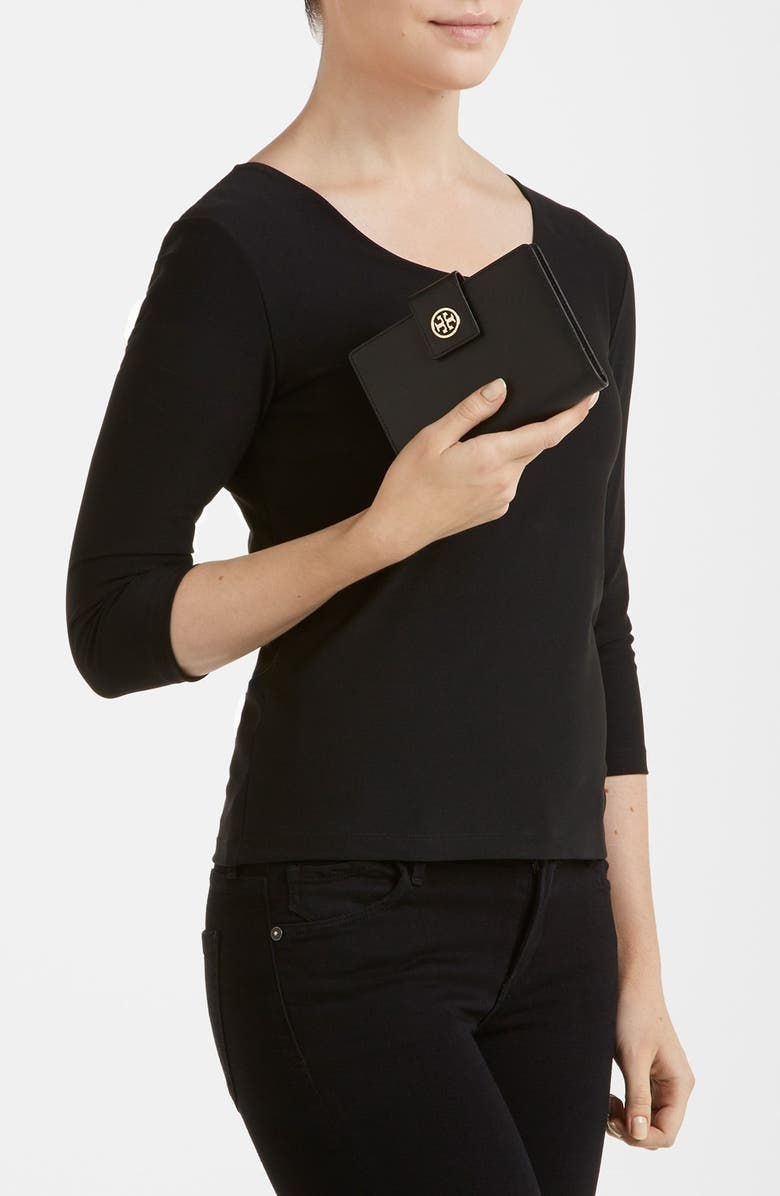 Tory Burch 'Robinson' Passport Holder, Alternate, color, 