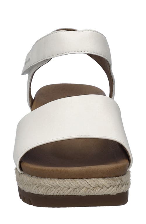 Josef Seibel Miranda Espadrille Wedge Sandal In White