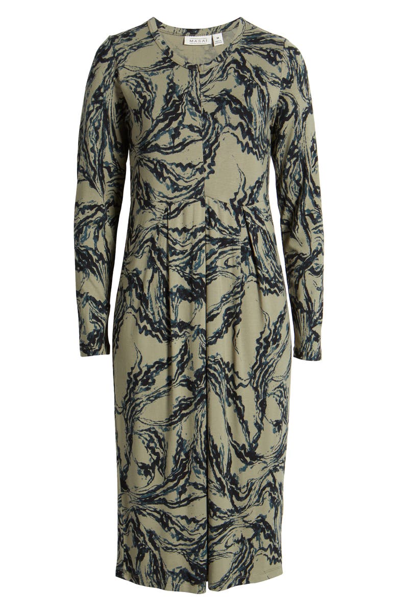 Masai Copenhagen Namoli Print Long Sleeve Dress, Alternate, color, 